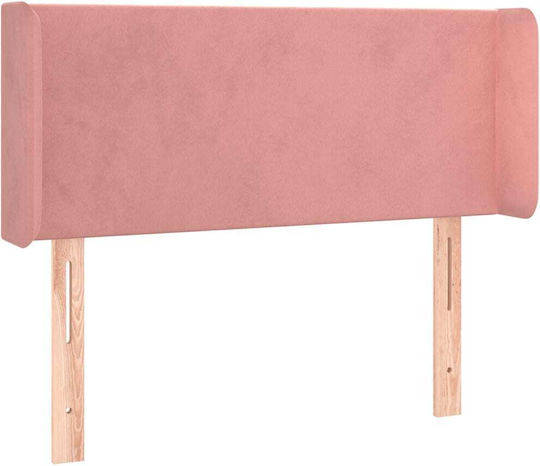 vidaXL vidaXL Stoffes Kopfstütze für Betten Rosa 103x88cm
