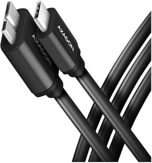 Axagon USB 3.0 Kabel USB Typ-C männlich - micro USB-B Schwarz 1m BUMM3-CM10AB