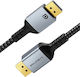 Cabletime Kabel DisplayPort-Stecker - DisplayPort-Stecker 1m Schwarz (CT-DP8K-AG1)
