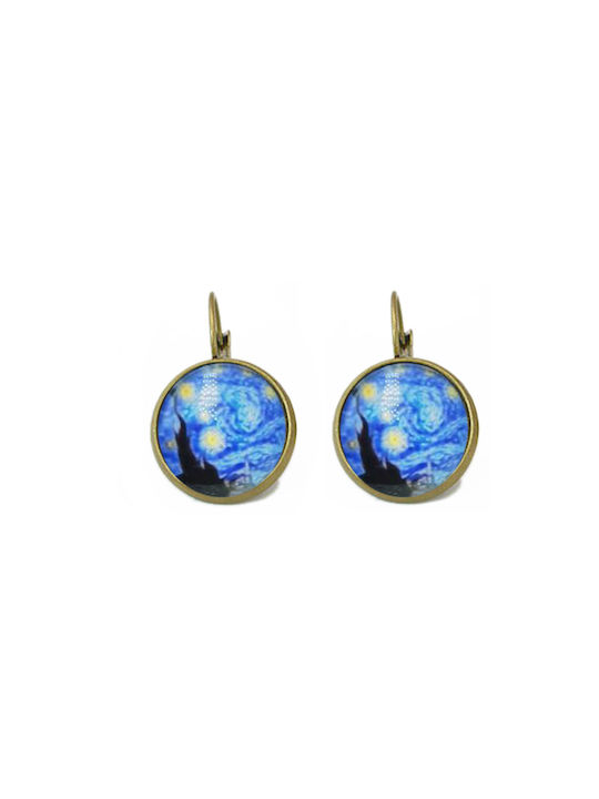 Starry sky earrings