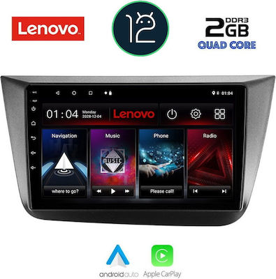 Lenovo Car-Audiosystem für Seat Altea Audi A7 2004-2015 mit Klima (Bluetooth/USB/AUX/WiFi/GPS/Apple-Carplay) mit Touchscreen 9"