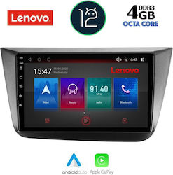 Lenovo Sistem Audio Auto pentru Seat Altea / Leu 2004-2015 cu Clima (Bluetooth/USB/AUX/WiFi/GPS/Partitură) cu Ecran Tactil 9"