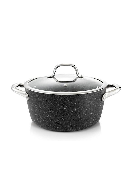 Tescoma President Stone Βαθιά Κατσαρόλα από Αλουμίνιο 4.5lt / 24cm
