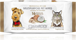 Giovanni Multipurpose Dog Body Cleansing Wipes with Fragrance