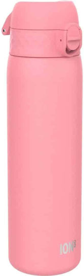 Ion8 I8TS500 Μπουκάλι Θερμός Ανοξείδωτο BPA Free 500ml Ροζ με Επιστόμιο