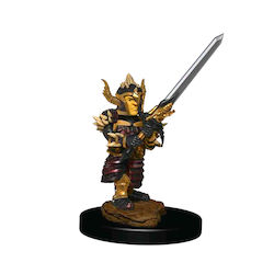 WizKids Dungeons & Dragons Icons of the Realms Halfling Fighter Male Figure