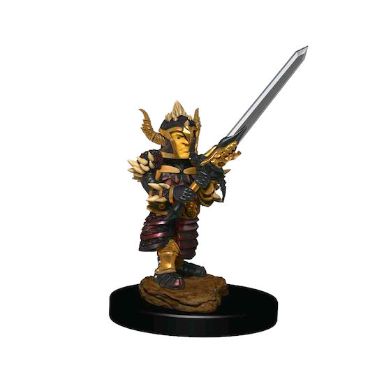WizKids Dungeons & Dragons Icons of the Realms Halfling Fighter Male Figure