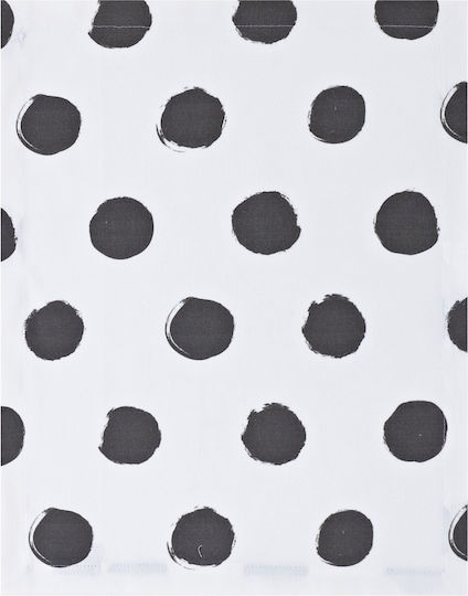 Kentia Pearl Placemat Fabric Black 45x33cm 4pcs