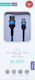 Xipin LX43 Braided USB 2.0 Cable USB-C Male to USB-A Black 1m