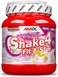 Amix Shake 4 Fit & Slim cu Gust Banana 500gr Amix Shake 4 Fit & Slim cu Gust Banana 500gr