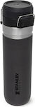 Stanley Quick Flip Bottle Bottle Thermos Stainless Steel BPA Free Charcoal 700ml with Mouthpiece