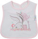 Kamtex Baby Αδιάβροχη Ποδιά Υφασμάτινη με Κουμπί Rabbit