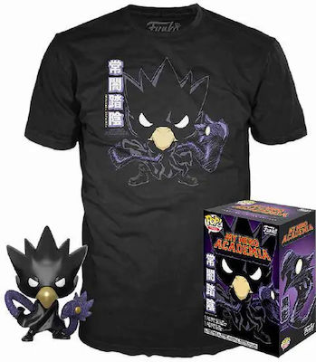 Funko Pop! Tees Animație: Eroul meu Academia - Tokoyami (L) - Mare Ediție Specială