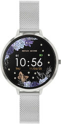 Reflex Active Series 03 38mm Smartwatch with Heart Rate Monitor (Silver Lilac Garden Bracelet)