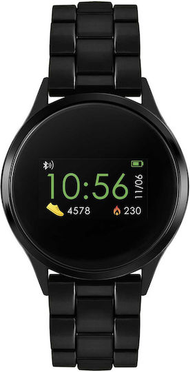 Reflex Active Series 04 38мм Смартчасовник с Пулсомер (Black Bracelet)