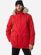 Reine Winter Jacke Parka Rot