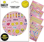 Diakakis Stickers Smiley World for Children 3++ Years Pink