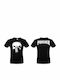 B&C The Punisher Tricou Negru Bumbac