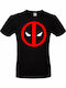 B&C Deadpool Mask T-shirt Schwarz