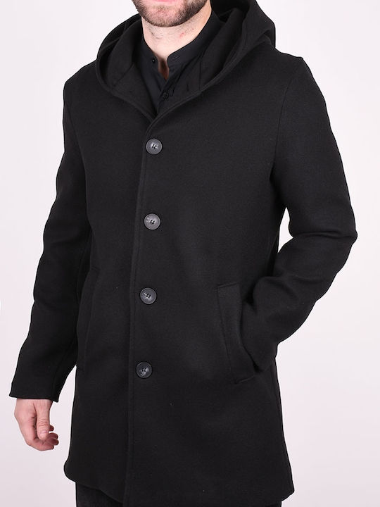 Men's Coat Black Black