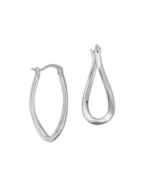 Prince Silvero Earrings Hoops made of Silver