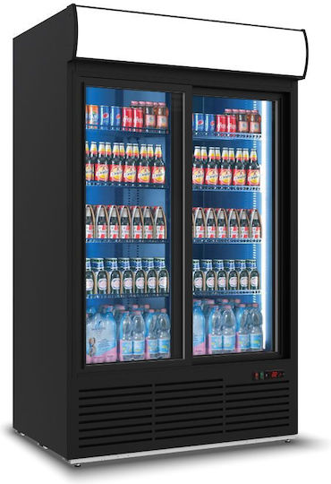 Metalfrio S1300 SC DD Getränkekühlschrank 1230Es Doppeltürig H200xB120xT83.5cm