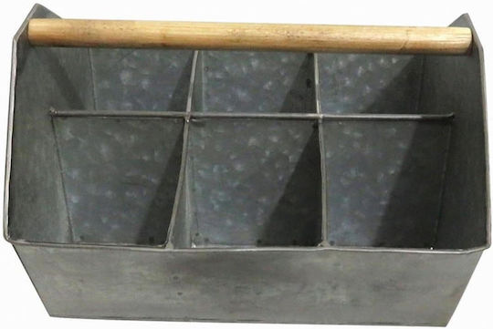 Artekko Tischspiel Metallische Küchenorganisationsständer 31x26.5x19cm Graue
