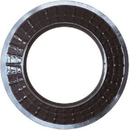 Hosseven 120-R Ροζέτα Καπνοδόχου Εμαγιέ 120mm Καφέ