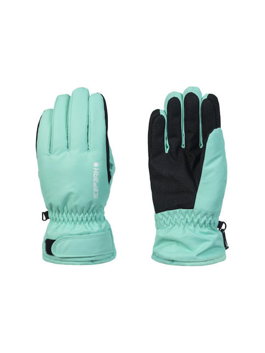 Icepeak Snow Kids Gloves Green with Lining Hayden Jr