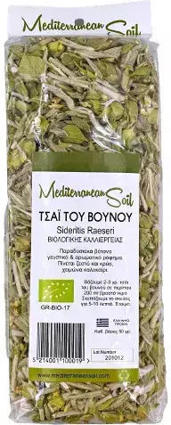 Mediterranean Soil Τσάι του Βουνού Βιολογικό Προϊόν Sideritis Scardica 50gr