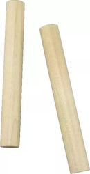 Playcity Wooden Percussion Instrument Sticks For Ages 3+