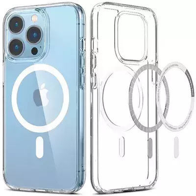 Mag Umschlag Rückseite Silikon Transparent (iPhone 14)