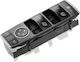 NTY Car Window Switch Mercedes W242/W204/W212/S212/W218/W166/X204 3pin Black