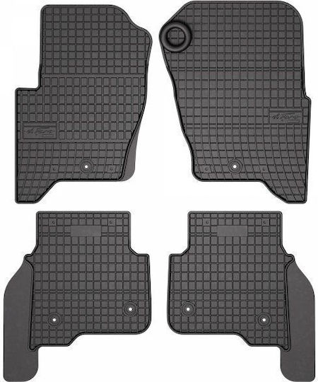 Frogum Σετ Μπροστινά και Πίσω Πατάκια 4τμχ για Land Rover Discovery 2009-2016 Μαύρα