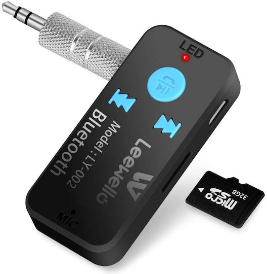 Leewello Bluetooth Автомобил LY-002 за Таблото (AUX / Аудиоприемник / USB порт за зареждане)