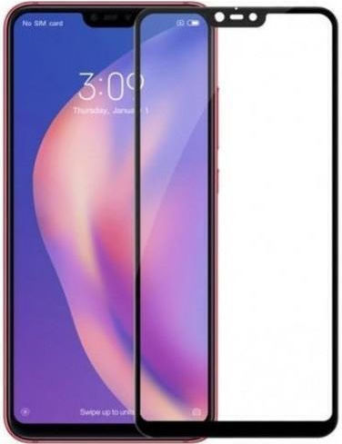 9H Full Face Tempered Glass Black (Mi 8 Lite) 9163200