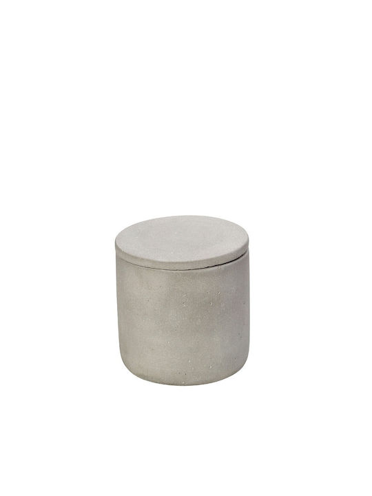 Espiel Vază Decorativă Beton Gri 10x10x9cm 1buc