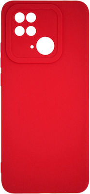 Ancus Silicone Back Cover Red (Redmi 10C)