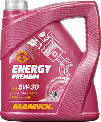Mannol Συνθετικό Λάδι Αυτοκινήτου Energy Premium 5W-30 C3 5lt