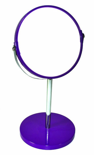Sidirela Makeup Mirror Tabletop 19x34cm Purple