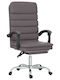 vidaXL vidaXL Office Chair with Massage, Recline, and Adjustable Arms Grey