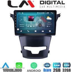 LM Digital Car Audio System for Daewoo Korando Ssangyong Korando Korando 2014+ (Bluetooth/USB/WiFi/GPS) with Touch Screen 9"