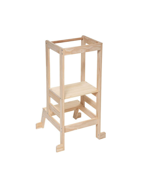 Learning Tower made of Wood Beige
