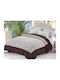Saray Home Duvet Cover Queen 220x240cm Plush Ecru 300 GSMGsm
