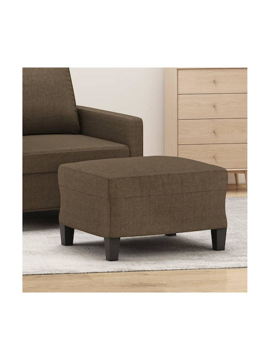 Stoff Fußhocker Braune 60x50x41cm
