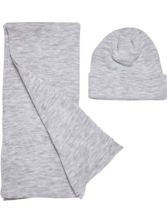 Beanie Beanie Knitted in Gray color