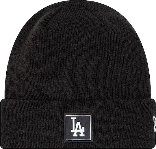 La Dodgers Team Beanie Ανδρικός Σκούφος Πλεκτός σε Μαύρο χρώμα