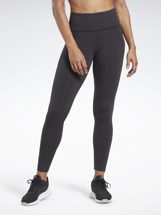 Lux Instruire Colanti de femei Cropped Colanti Talie inalta Negru