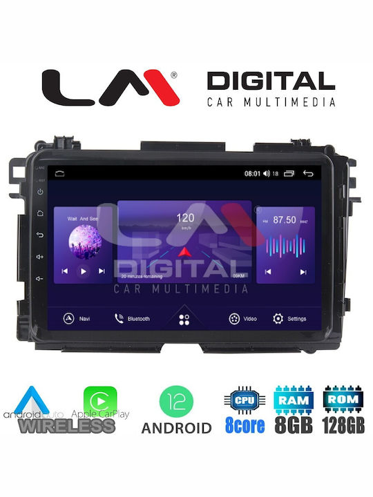 LM Digital Car Audio System for Honda HR-V Chevrolet Volt 2015 with Touch Screen 9" Bluetooth USB Wi-Fi Apple CarPlay Android Auto