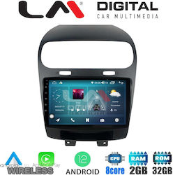 LM Digital Car-Audiosystem für Fiat Freemont Dodge Reise Freemont 2008 (Bluetooth/USB/WiFi/GPS) mit Bildschirm 9"